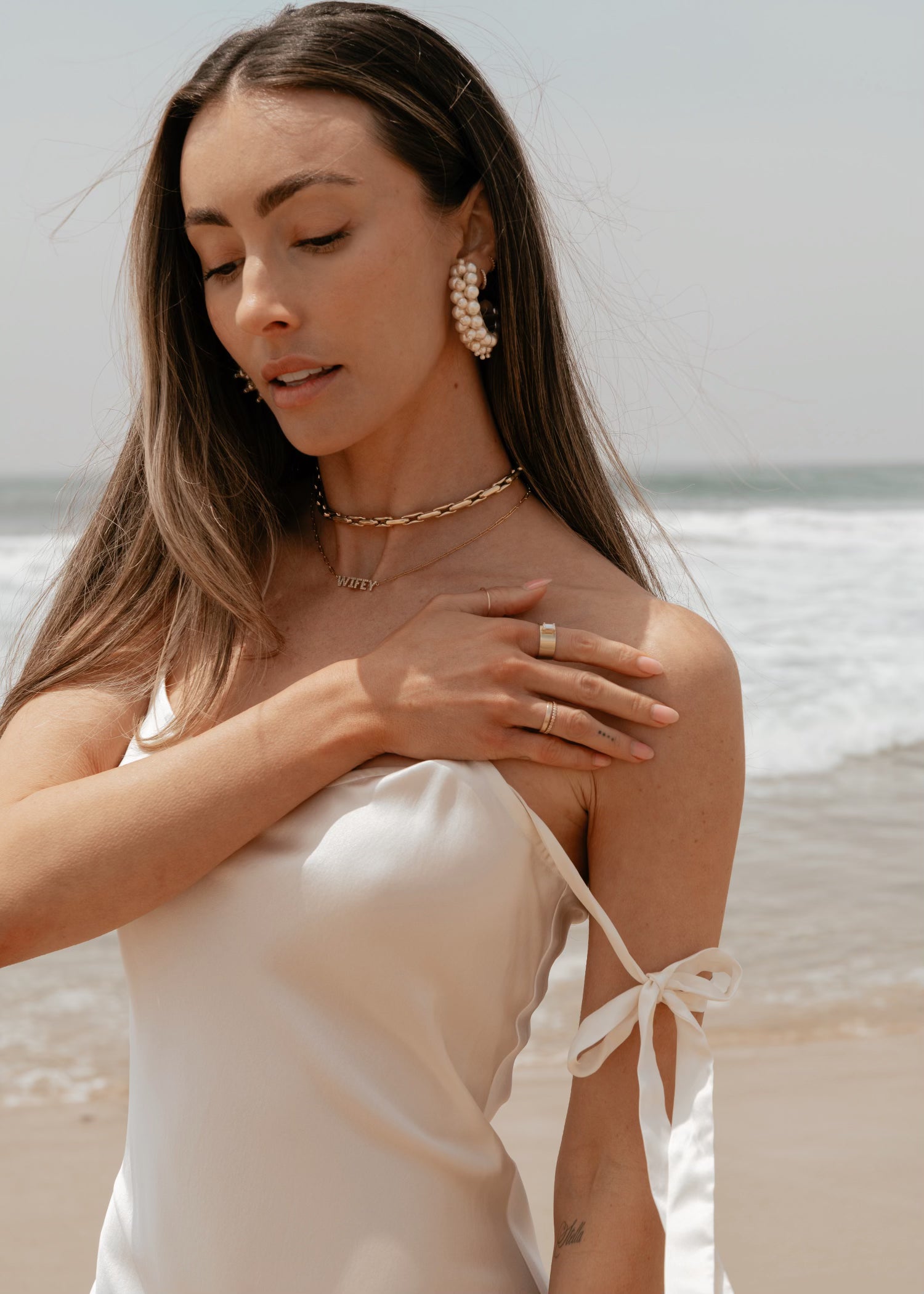 Wifey diamond necklace deals
