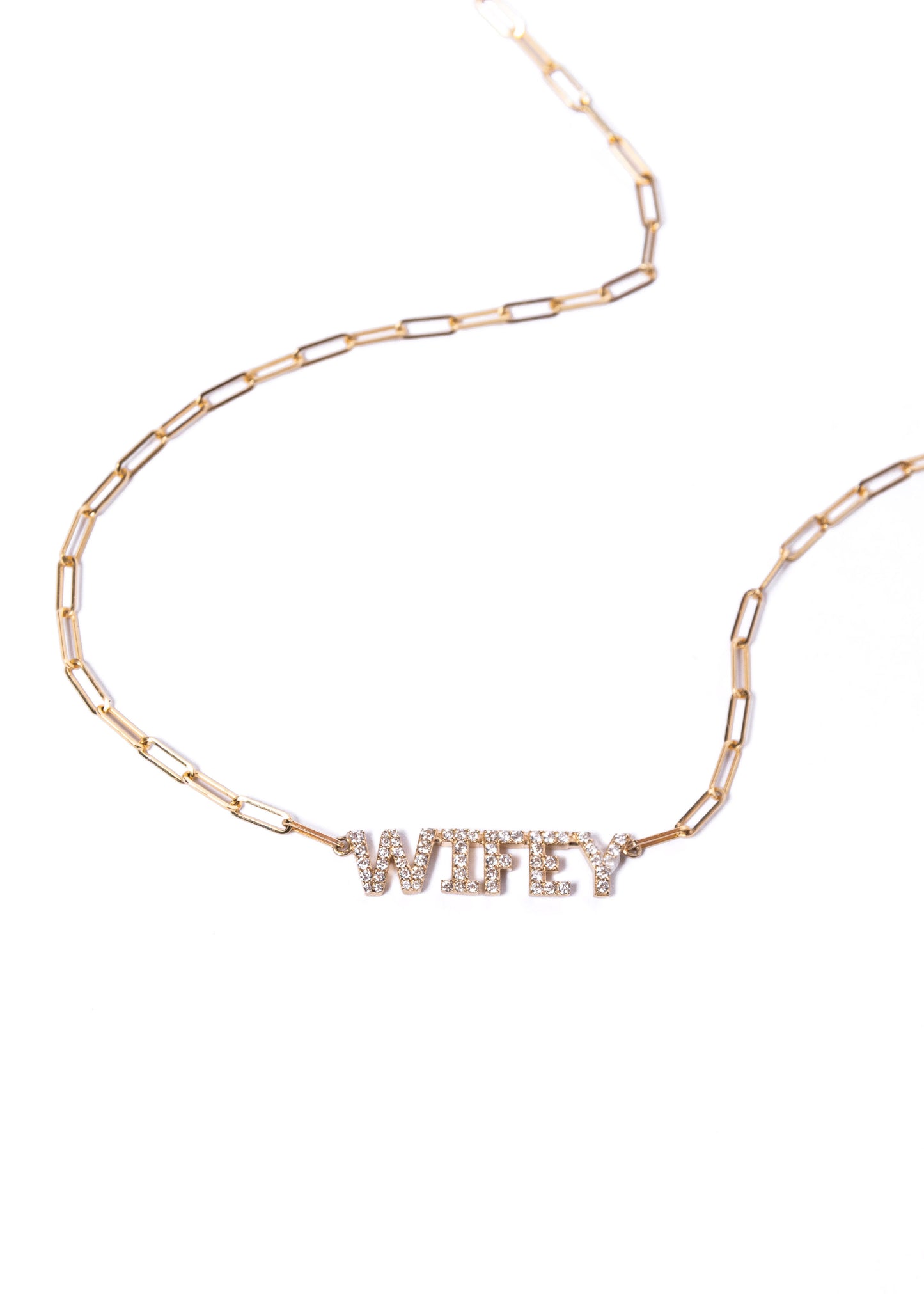 Wifey Diamond Necklace